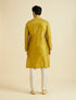 Manyavar Mehndi Green Elegance Kurta Pyjama