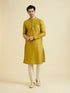 Manyavar Mehndi Green Elegance Kurta Pyjama