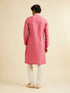Manyavar Rani Pink Buta Embroidered Kurta Set