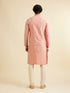 Manyavar Dusty Pink Buta Embroidered Kurta Set