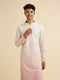 Manyavar Pink Ombre Dyed Chikankari Kurta Set
