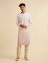 Manyavar Pink Ombre Dyed Chikankari Kurta Set