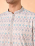Manyavar Elegant Warm Cream Kurta Pajama