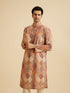Manyavar Fawn Splendor Kurta Pajama