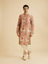 Manyavar Fawn Splendor Kurta Pajama