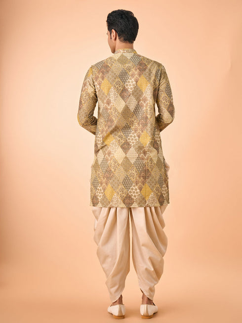 Manyavar Emerald Elegance Kurta Patiala
