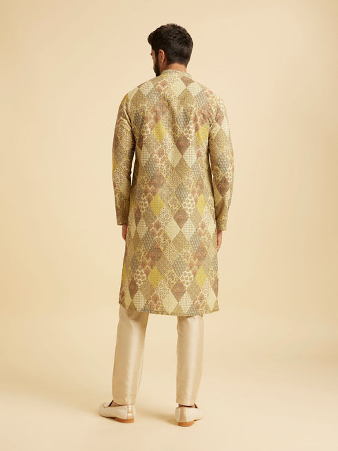 Manyavar Emerald Elegance Kurta Pajama