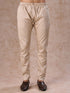 Manyavar Timeless Beige Brocade Kurta Pajama
