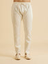 Manyavar Cream Elegance Kurta Pajama