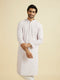 Manyavar Festive Pink Cotton Kurta Pajama