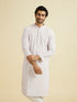 Manyavar Festive Pink Cotton Kurta Pajama