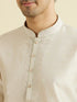Manyavar Beige Festivity Kurta Pajama