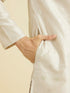Manyavar Beige Festivity Kurta Pajama