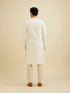 Manyavar Cream White Sequinned Kurta Set
