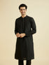 Manyavar Elegant Black Kurta Pajama