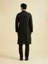 Manyavar Elegant Black Kurta Pajama