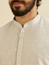Manyavar Smoke Grey Sequinned Kurta Set