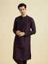 Manyavar Grand Purple Elegance Kurta Pajama