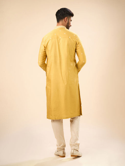 Manyavar Sun Kissed Mustard Kurta Pajama