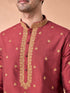 Manyavar Rust Radiance Kurta Pajama