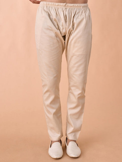 Manyavar Rust Radiance Kurta Pajama
