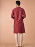 Manyavar Rust Radiance Kurta Pajama