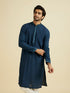 Manyavar Dark Blue Royal Elegance Kurta Pajama