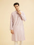 Manyavar Lilac Elegance Kurta Pajama