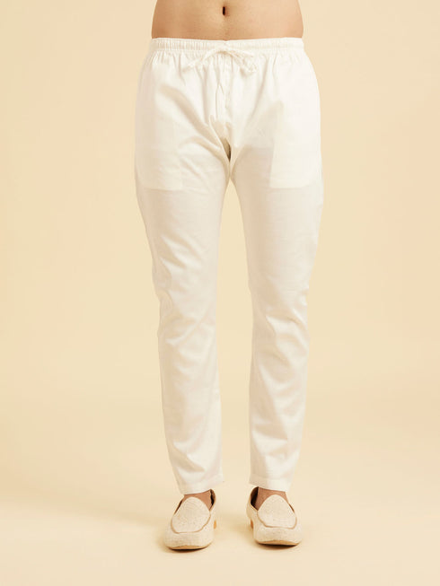 Manyavar Lilac Elegance Kurta Pajama