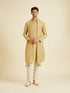 Manyavar Fawn Elegance Kurta Pajama with Dupatta