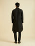 Manyavar Black Elegance Kurta Pajama with Dupatta
