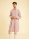 Manyavar Radiant Dusty Pink Kurta Pajama