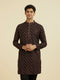 Manyavar Classic Black Ensemble Kurta Pant