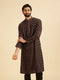 Manyavar Elegant Black Kurta Pajama Ensemble