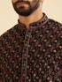 Manyavar Elegant Black Kurta Pajama Ensemble