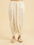 Manyavar Exquisite Cream Kurta Dhoti Ensemble