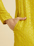 Manyavar Green Enigma Kurta Pajama