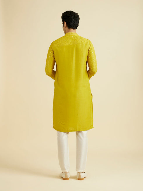 Manyavar Green Enigma Kurta Pajama