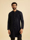Manyavar Radiant Dark Blue Kurta Pajama