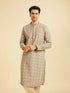 Manyavar Olive Green Exquisite Kurta Pajama