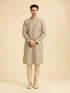 Manyavar Olive Green Exquisite Kurta Pajama