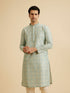 Manyavar Light Mid Green Festive Kurta Pajama
