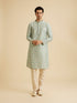 Manyavar Light Mid Green Festive Kurta Pajama