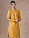Manyavar Sunset Mustard Elegance Kurta Pajama