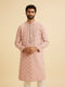 Manyavar Dusty Pink Regal Kurta Pajama