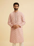 Manyavar Dusty Pink Regal Kurta Pajama