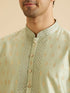 Manyavar Radiant Green Festivity Kurta Pajama