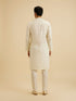 Manyavar Graceful Warm White Kurta Pajama