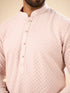 Manyavar Dusty Pink Elegance Kurta Pajama