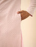 Manyavar Dusty Pink Elegance Kurta Pajama